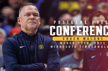 Coach Malone Full Postgame Press Conference vs. Timberwolves 🎙 | 3/12/25