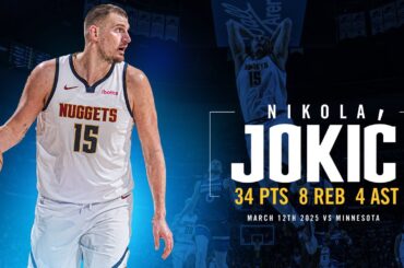 Nikola Jokić Full Game Highlights vs. Timberwolves 📺 | 3/12/25
