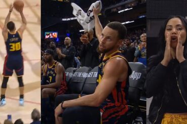 Steph Curry hits 4000th career 3 pointer and gets tribute video 🙌 FULL MOMENT