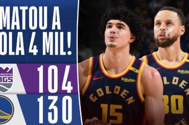 CURRY bate 4 MIL bolas de 3, e GUI SANTOS acerta todas na vitória dos WARRIORS - Melhores momentos