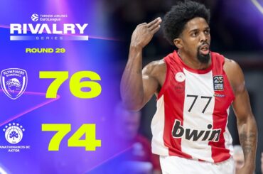 RED FORTRESS Stands | Olympiacos - Panathinaikos AKTOR | BASKETBALL HIGHLIGHTS R29 2024-25