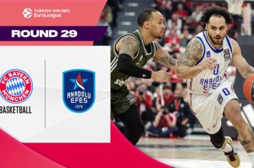 CLUTCH Larkin STRIKES Again | FC Bayern Munich - Anadolu Efes | BASKETBALL HIGHLIGHTS R29 2024-25