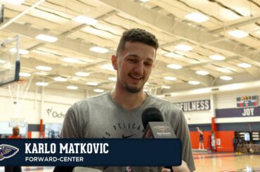 Karlo Matković talks improvement, Zion Williamson | New Orleans Pelicans