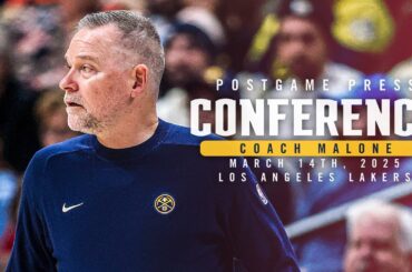 Coach Malone Full Postgame Press Conference vs. Lakers 🎙 | 3/14/25