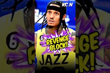 Jordan Clarkson REVENGE BLOCK on Zion Williamson!