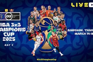 LIVE 🔴 FIBA 3x3 Sponsor | Red Bull Champions Cup | Finals