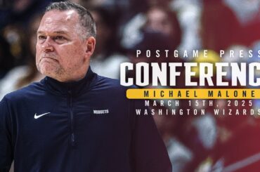 Coach Malone Full Postgame Press Conference vs. Wizards 🎙 | 3/15/25