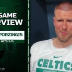 Kristaps Porzingis on Illness: “Extremely FRUSTRATING Not Knowing What I Had” | Celtics Postgame