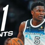 Anthony Edwards GOES OFF For 41 Points! | March 16, 2025