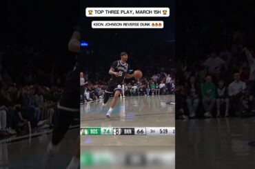 Keon johnson reverse dunk vs Boston Celtics 🔥