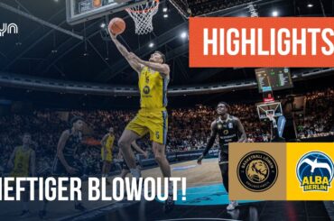 Highlights: Basketball Löwen Braunschweig - ALBA BERLIN | easyCredit BBL | Dyn Basketball