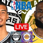 LIVE: SAN ANTONIO SPURS vs LOS ANGELES LAKERS | NBA | PLAY BY PLAY | SCOREBOARD