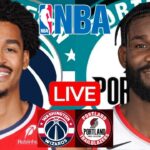 LIVE: WASHINGTON WIZARDS vs PORTLAND TRAIL BLAZERS | NBA | PLAY BY PLAY | SCOREBOARD