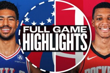 76ERS at ROCKETS | FULL GAME HIGHLIGHTS | March 17, 2025