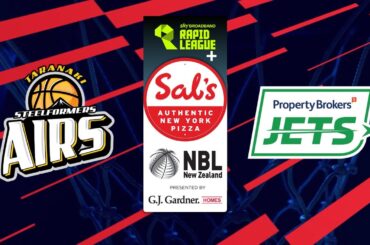 Taranaki Airs vs Manawatu Jets| Full Basketball Game |  @SalsNBL 2025