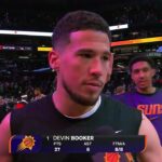 Phoenix Suns on court Postgame Interview | Devin Booker | 3-17-25