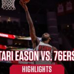 Tari Eason (21 points) Highlights vs. Philadelphia 76ers l Houston Rockets