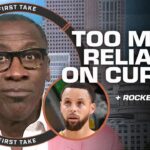 Shannon Sharpe AGREES Warriors rely too much on Steph Curry + Are Rockets CONTENDERS⁉ | First Take