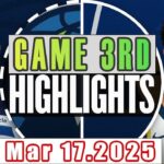 Minnesota Timberwolves VS Indiana Pacers Game 3rd Highlights Mar 17,2025 NBA Season 2024-25