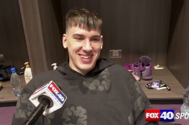 Jake LaRavia on igniting his Kings over his former Grizzlies team, swears it wasn't a revenge game