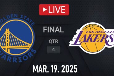 LIVE! Los Angeles Lakers vs Golden State Warriors LIVE | March 19, 2025 | Warriors vs Lakers NBA 2K