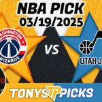 Washington Wizards vs Utah Jazz Pick 3/19/25 NBA Pick Prediction