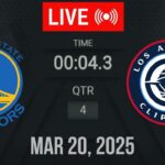 NBA LIVE! Golden State Warriors vs Los Angeles Clippers | March 20, 2025 Warriors vs Clippers 2K25