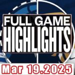 Minnesota Timberwolves Vs New Orleans Pelicans Full Game Highlights Mar 19,2025 NBA Season 2024-25