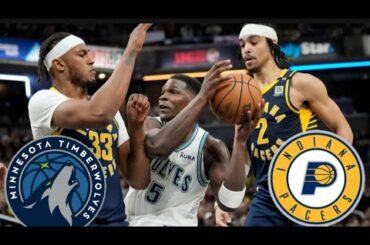 MINNESOTA TIMBERWOLVES VS INDIANA PACERS LIVE SCORE | NBA SEASON 2024-25 |