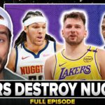 LAKERS-NUGGETS REACTION: Luka Doncic & Austin Reaves dominate Denver missing Jokic & Murray