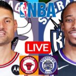 LIVE: CHICAGO BULLS vs SACRAMENTO KINGS | NBA | PLAY BY PLAY | SCOREBOARD