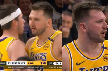 Luka Doncic goes off for 21 points in 1st qtr vs Nuggets and has words for fan booing him