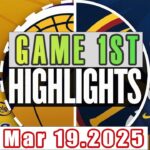 Los Angeles Lakers VS Denver Nuggets Game 1st Highlights Mar 19,2025 NBA Season 2024-25