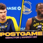 Warriors/Raptors Postgame: Draymond, BP, Post, Kerr Reactions | March 20, 2025