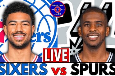 Philadelphia 76ers vs San Antonio Spurs Live Stream Play-By-Play & Scoreboard