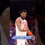 KAT from downtown🎯 #nba #basketball #knicks  #karlanthonytowns #shorts