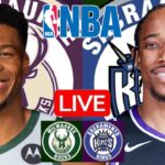 LIVE: MILWAUKEE BUCKS vs SACRAMENTO KINGS | NBA | PLAY BY PLAY | SCOREBOARD