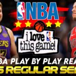 🔴LAKERS vs CHICAGO BULLS │ 2025 NBA Season Basketball Game Play-By-Play Reaction & Scoreboard