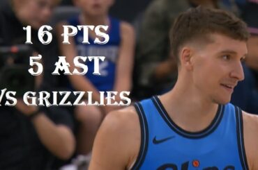 Bogdan Bogdanovic 16 Pts 5 Ast Memphis Grizzlies vs LA Clippers HIGHLIGHTS