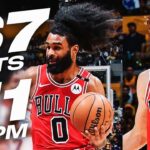 Matas Buzelis (CAREER-HIGH 31 PTS) & Coby White (36 PTS) Go OFF In LA | March 22, 2025