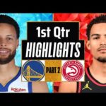 Golden State Warriors vs. Atlanta Hawks Full Highlights 1st Qtr P2 | Mar 22 | 2025 NBA Highlights