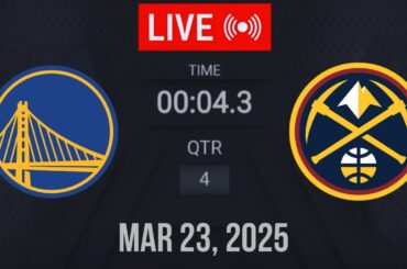 NBA LIVE! Denver Nuggets vs Golden State Warriors | March 23, 2025 Warriors vs Nuggets | 2K25