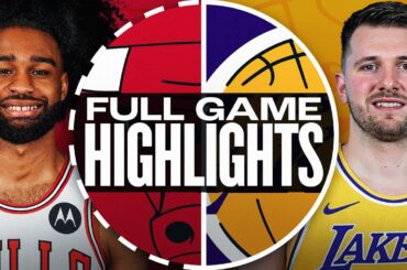BULLS at LAKERS | FULL GAME HIGHLIGHTS | March 22, 2025