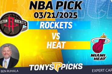 Houston Rockets vs Miami Heat 3/21/25 NBA Prediction for Bet
