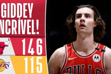 GIDDEY beira QUÁDRUPLO-DUPLO, ofusca jogaço de DONCIC e BULLS vencem os LAKERS - MELHORES MOMENTOS