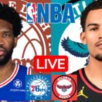 LIVE: PHILADELPHIA 76ERS vs ATLANTA HAWKS | NBA | PLAY BY PLAY | SCOREBOARD