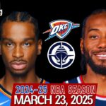 Oklahoma City Thunder vs Los Angeles Clippers NBA Live Stream (Play-By-Play & Scoreboard)