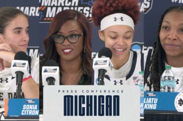 Michigan Postgame Press Conference (3.23.25) | Notre Dame Women's Basketball