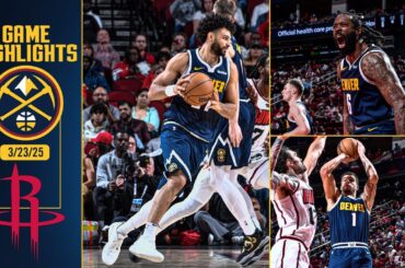 Denver Nuggets vs. Houston Rockets Full Game Highlights 📺 | 3/23/25