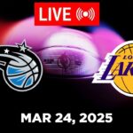 NBA LIVE! Los Angeles Lakers vs Orlando Magic March 24, 2025 | 2025 NBA Season Live 2K